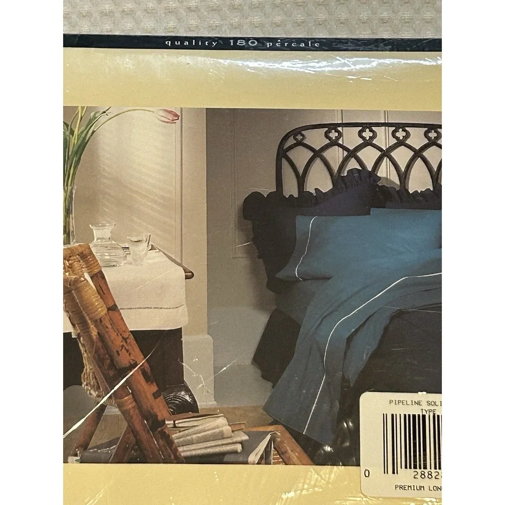 Martex Vintage- NEW - Premium Long Twin Fitted Sheet - Wedgwood Blue Deep Fitted